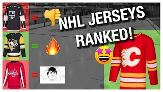 FASHION FACEOFF Ranking the NHLs JERSEY 202122 [upl. by Auhs]