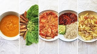 3 INGREDIENT VEGAN MEALS UNDER £150 2  5 Cheap amp Easy Student Recipes [upl. by Zeeba]