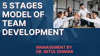 Tuckmen 5 stages model of team development  5 stages of team development in organizational behavior [upl. by Arraeic705]