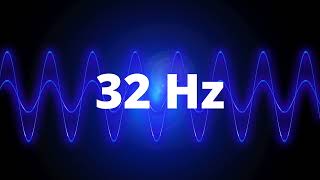 32 Hz 10 hour clean sine wave BASS TEST TONE frequency [upl. by Ligetti456]