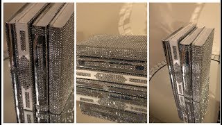 Dollar Tree DIY  Glamorous Coffee Table Books [upl. by Suidaht]