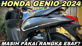 HONDA GENIO 2024 CBS ISS MATTE BLACK [upl. by Odlanir]