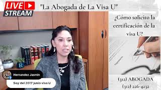 ¿Cómo solicito la certificación de la visa U 2022 [upl. by Fowler]