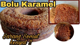 Bolu Karamel Sarang Semut Kenyal  4 telur bolu sarang semut Anti Gagal [upl. by Gerri]