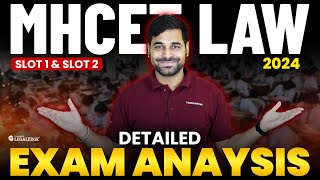 MHCET Law 2024 Exam Analysis Slot 1amp 2  MHCET Law 2024 Detailed Exam Analysis  MHCET Law 2024 Exam [upl. by Adnamal855]