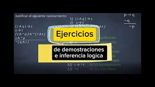 Ejercicios de demostraciones y razonamiento lógico deductivo [upl. by Alrats]