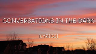 John Legend  Conversations In The Dark LYRICS [upl. by Huesman]