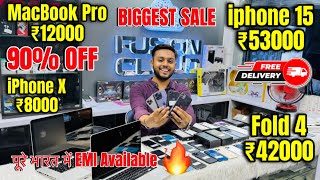 Biggest iPhone Sale Ever 🔥 Cheapest iPhone Market  Second Hand Mobile  iPhone15 Pro iPhone 14 [upl. by Ebonee76]