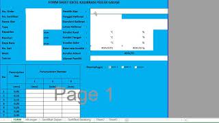 Template Kalibrasi Thickness GaugeFeeler Gauge [upl. by Erl]