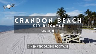 An amazing day at Crandon Beach Key Biscayne Miami Cinematic Drone Video 4th of July 2020 [upl. by Alexa602]