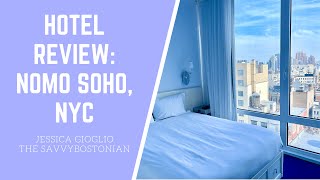 Hotel Review NoMo Soho In New York City  Room Tour NoMo Kitchen Restaurant Brunch Lunch amp More [upl. by Tronna102]