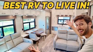 The BEST fifth wheel RV to live in 2024 DRV Mobile Suites 41RKDB [upl. by Malsi]