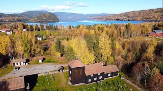 ⛪️ Viker kirke i Ådal i Ringerike kommune [upl. by Atila]