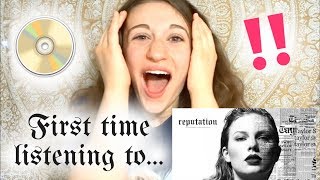 TAYLOR SWIFT REPUTATION FULL ALBUM REACTION  Haley Rose [upl. by Gareri121]