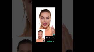 Persona 💚 Better than FaceApp makeup videoeditor fashiontrends beautyqueen [upl. by Halland]