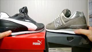 New Balance 574 vs Puma Runner 2 [upl. by Llirred]