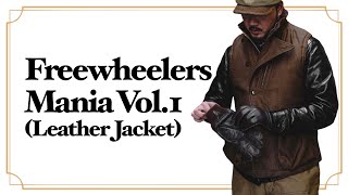 Freewheelers Mania Vol1 Leather Jacket 프리휠러스 멀홀랜드 포코너 라브레아 37j1プリフィラス·マルホランド、フォーコーナー、ラブレア [upl. by Cassady995]