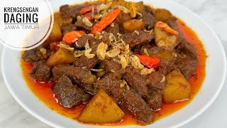 RESEP KRENGSENGAN DAGING KHAS JAWA TIMUR [upl. by Nohsauq869]