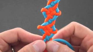 How to Make a Woven Celtic Cross Paracord Bracelet by TIAT [upl. by Acnaib289]