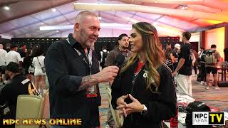 2024 IFBB Olympia Meet the Olympians Tony Doherty Interviews Isa Pecini [upl. by Eno]