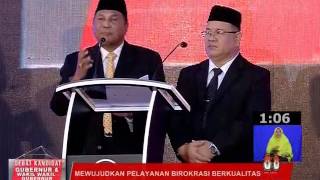 Debat Pilkada Aceh 2017  Mewujudkan pelayanan Birokrasi berkualitas Part 01  iNews TV 3101 [upl. by Yrahcaz251]