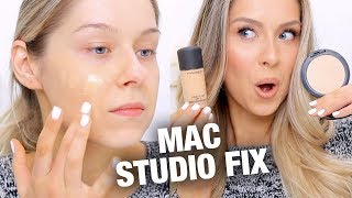 MAC Studio Fix Fluid  Powder Foundations Review [upl. by Anih]