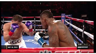 Gennady Golovkin vs Willie Monroe Jr 2015 Full Fight [upl. by Nnaassilem]