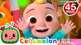 Looby Loo Dance  CoComelon Animal Time  Learning with Animals  Nursery Rhymes for Kids [upl. by Huoh]