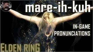 Elden Ring Pronunciations Character Intros Locations [upl. by Neret]