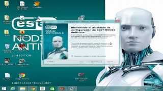 Descargar ESET NOD32 Antivirus 8  activador de por vida 32 y 64 Bits bien explicado 2015 [upl. by Asus]