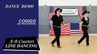 CODIGO  Line Dance Demo amp Walk Through [upl. by Adnilem473]