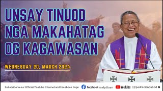 quotUnsay tinuod nga makahatag og kagawasanquot  03202024 Misa ni Fr Ciano Ubod sa SVFP [upl. by Salvay]