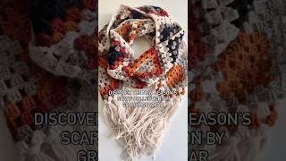 Handmade scarves by GrahamsBazaar crochet knitting bohoaccessories etsy scarf shawl [upl. by Hars]