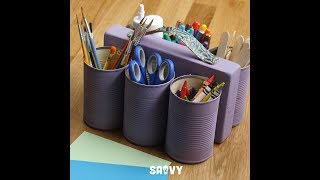 DIY Cutlery Holder  Organization [upl. by Nodab625]