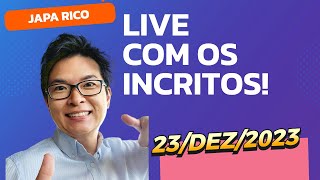 LIVE COM OS INSCRITOS 23DEZ2023 JAPA RICO FOREX PVSRA E BOLSA AMERICANA SWING TRADING [upl. by Cilurzo]