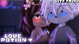 Love Potion MeMe Undertale Frans Gacha Club just a joke [upl. by Draneb]