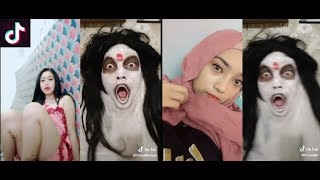 TIK TOK LUCU 🤣🤣 DUET BARENG HANTU 👻👻 [upl. by Dhu]