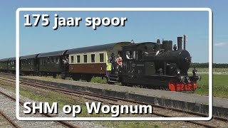 Stoomtram Hoorn Medemblik op station Wognum [upl. by Nosidda]