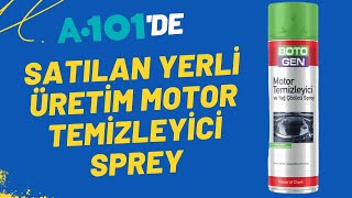 Uygun Fiyatlı Botogen Motor Temizleyici ve Yağ Sökücü Sprey  Yerli Üretim A101 Ürünü [upl. by Trish629]