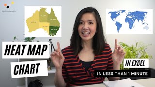 Excel Heat Map Chart Fast amp Easy  State  Zip  Postcode  Country  Australia  Indonesia  World [upl. by Lupien]