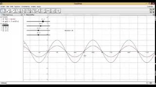 amplitud periodo y desfase funcion seno [upl. by Sandon]