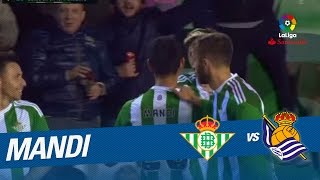 Golazo de Mandi 11 Real Betis vs Real Sociedad [upl. by Nhguav]