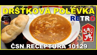 Dršťková polévka RETRO  ČSN receptura 10129 [upl. by Fong924]