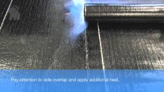 Soprema HeatApplied Base Field Installation Procedure [upl. by Olympie]