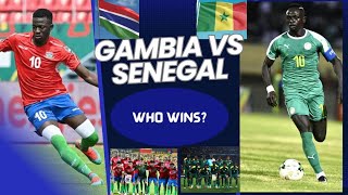 Gambia vs Senegal Guinea [upl. by Thurstan301]