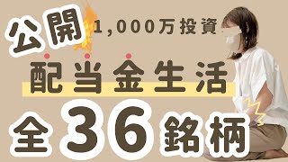 【配当金生活】主婦でも不労所得！日本株・米国株の銘柄・金額を全公開！ [upl. by Achilles86]