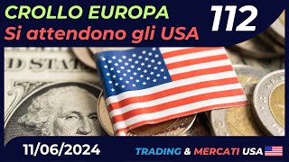 Crollo Dax e Ftse Mib Aspettiamo gli USA  Ep112 Trading amp Mercati USA [upl. by Leeke]