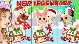 Who Can Get The MOST LEGENDARIES From 100 Hare Boxes In Adopt Me Roblox [upl. by Lovett]