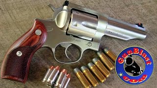 Shooting the Ruger Redhawk 45 ACP45 Colt DoubleAction Revolver  Gunblastcom [upl. by Lynnette]