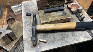 Mastering Metalwork Peening a Gold Ingot Live with Roberts amp Co [upl. by Patterman]